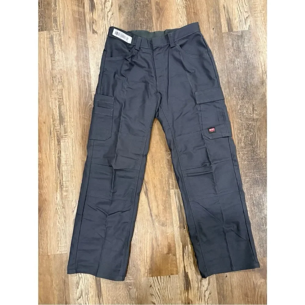 Men's Red Kap Gray Cargo Work Pants